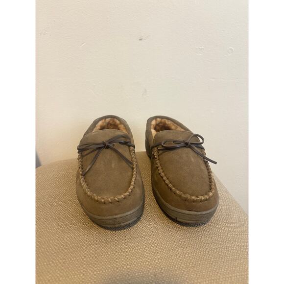 Clarks Suede Moccasin Loafer Slippers NEW Sz 10 main image 8